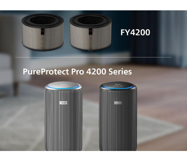 Philips Filtr HEPA do oczyszczacza FY4200/30 - 1536631 - zdjęcie 3